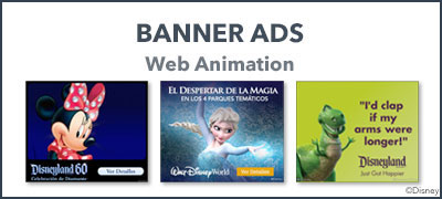 Banner Ads / Animation for Disney